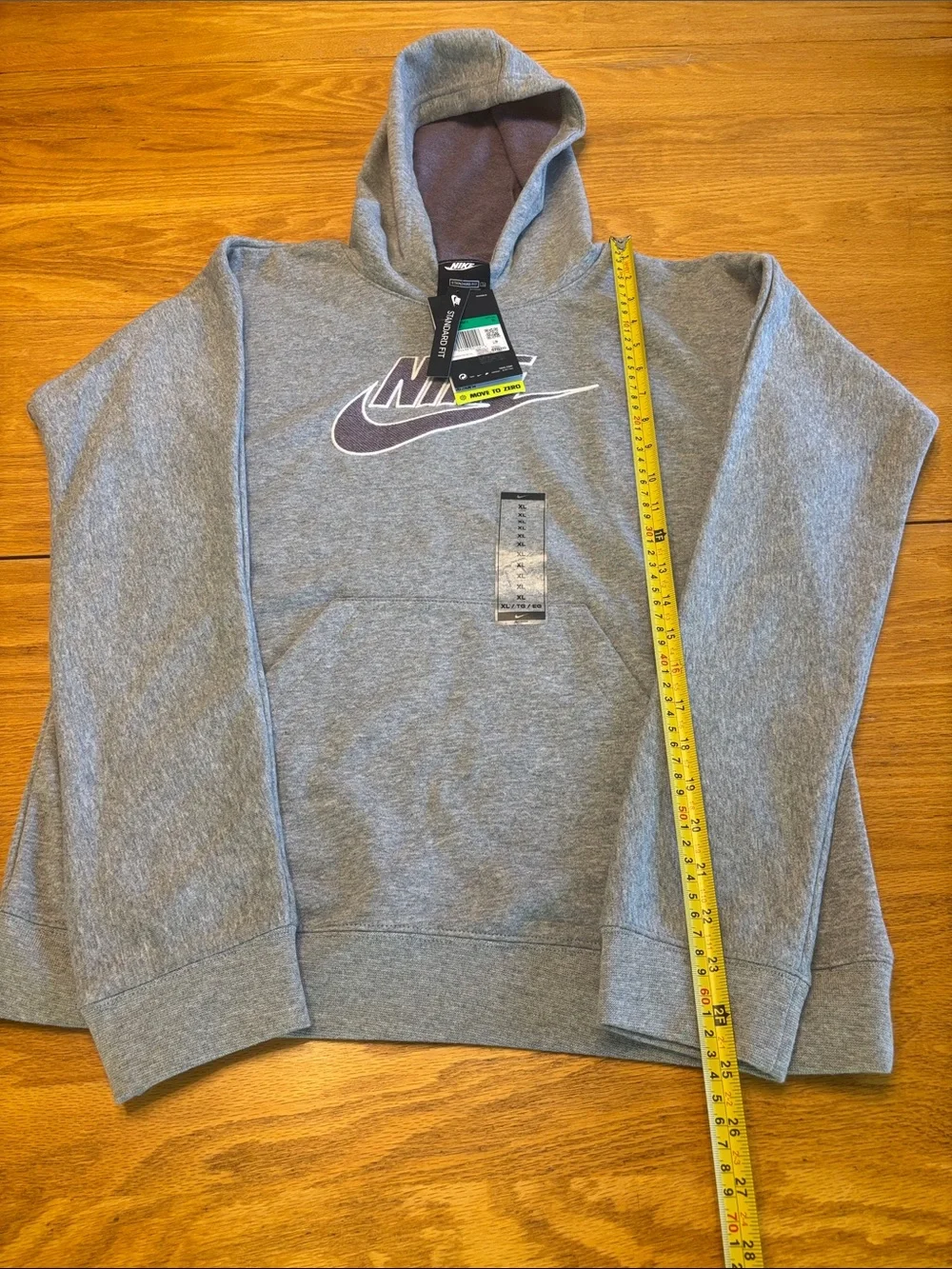 Nike Kids Purple Athletic Joggers with Gold Swoosh and NWT Nike Hoodie